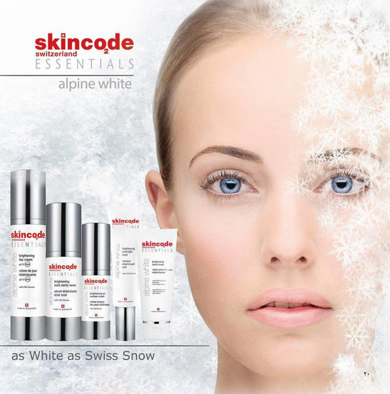 Kem dưỡng trắng da toàn diện ban ngày Skincode essentials alpine white brightening day cream spf 15